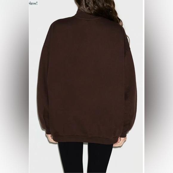 SKIMS Slouchy Half Zip Pullover, 2XL NWT - Picture 5 of 8